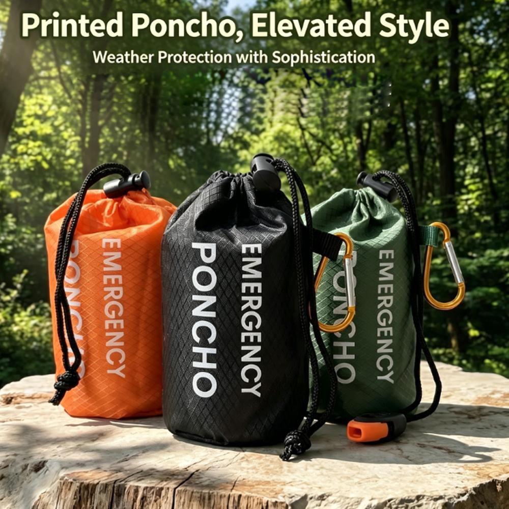 Portable Emergency Rain Poncho - Emergency Poncho Rain recension och pris